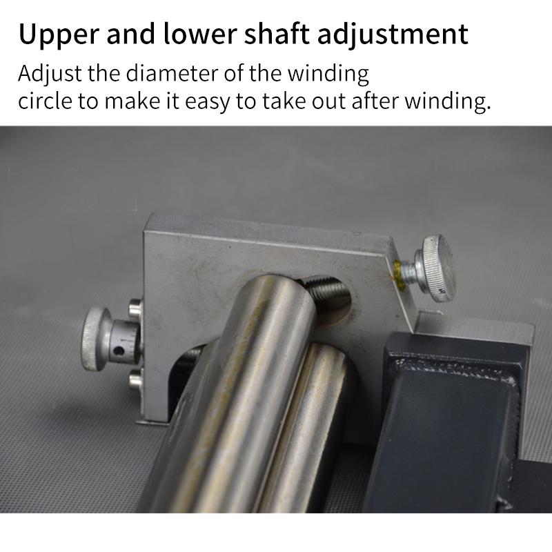 Manual Bending Machine Mini Round Tube Roller Making Tool Desktop Metal Plate Bender Hand Crank Folding Plate Folding Machine