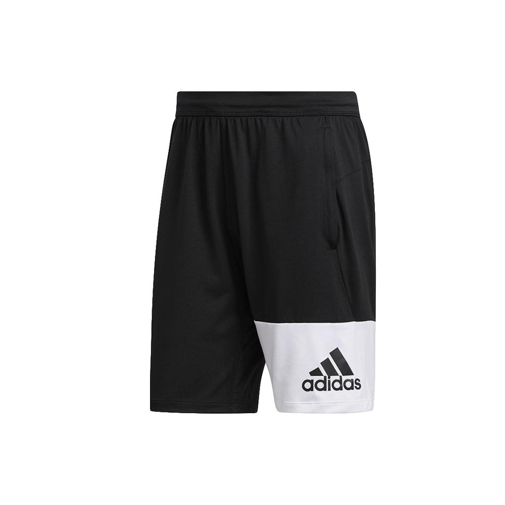 adidas Athleisure Casual Sports Breathable Shorts Black White Men s FL4448 S