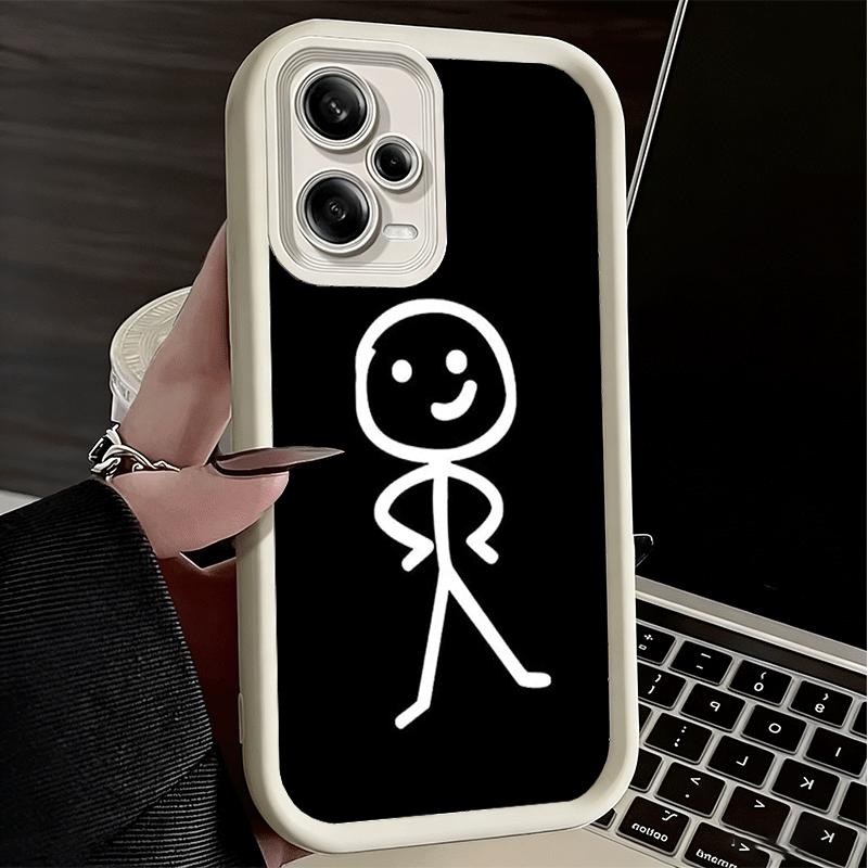 Phone Case for Xiaomi Redmi Note 15 14 13 Pro Plus Funny Stickman Matchman Shell 12S 11 11S 11T 5G 14S Soft Silicone Funda