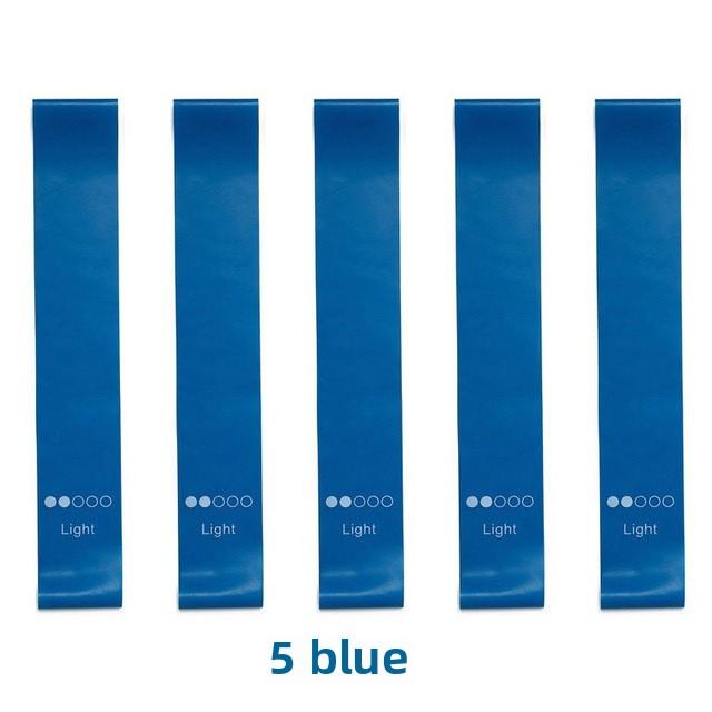 Hot Five-piece TPE Resistance Band Squat Hips Slim Legs Slim Arms Shape Perfect Body Yoga Tension Band Elastic Loop