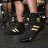 New boxing shoes men's and women's sanda free fighting wrestling shoes squat deadlift indoor fitness comprehensive training shoes