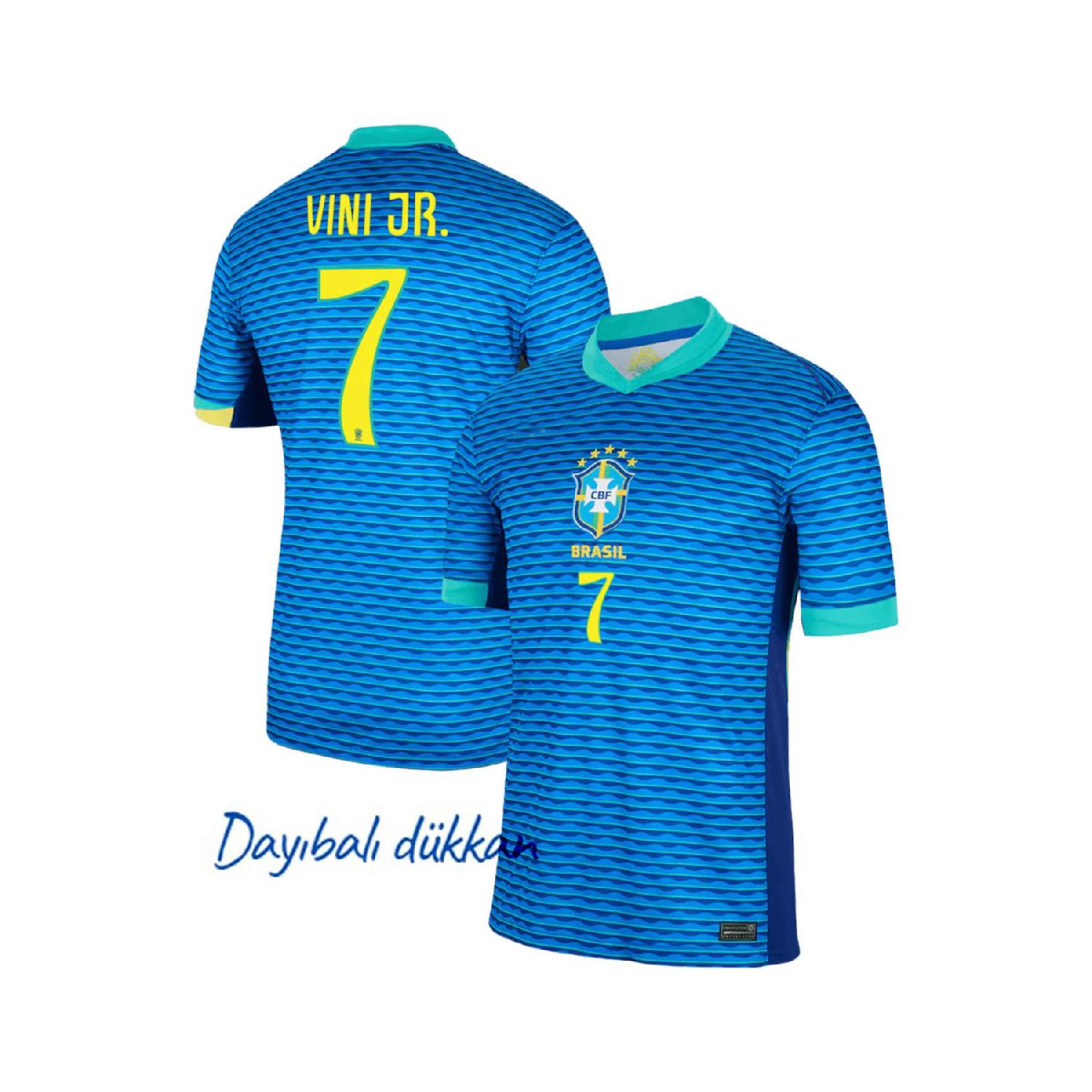 

Выездная майка Daybal Brazil Vini Jr на Евро-2024 S синий
