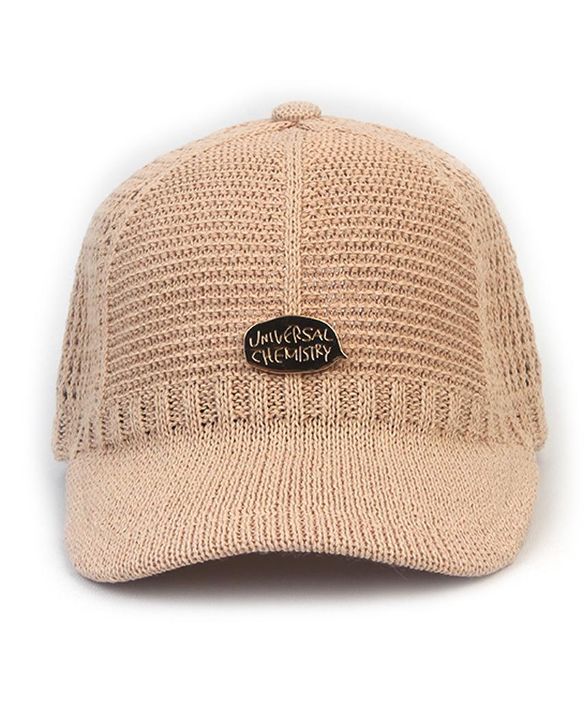 Yunibeosyeolkemiseuteuli Paper Beige Baseball Cap