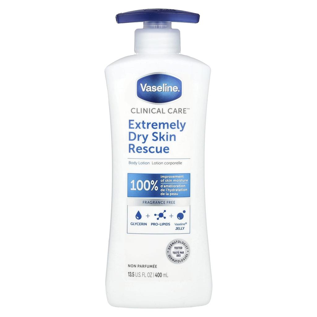 Clinical Care™, Extreme Dry Skin Rescue, Body Lotion, Fragrance Free, 400 Ml (13.5 Fl Oz)