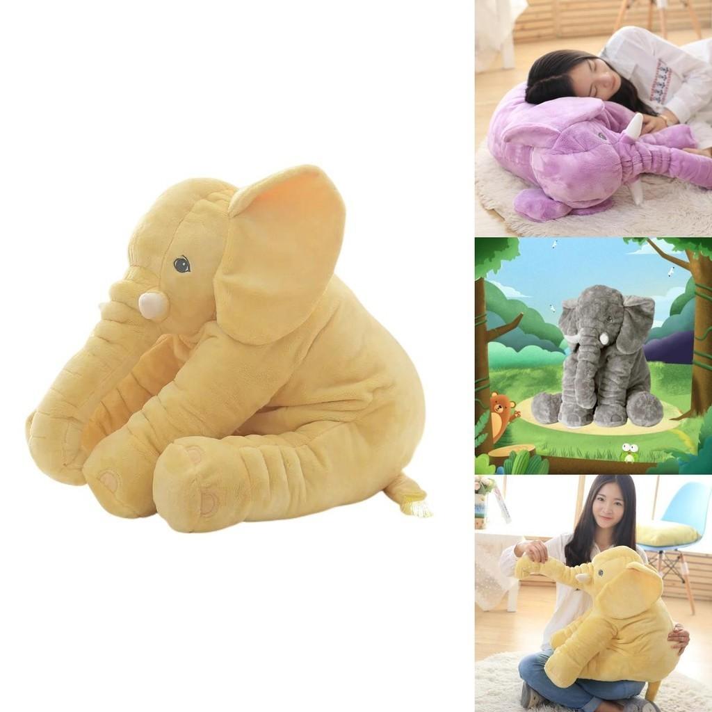 Super Soft Plush Elephant Toy Pillow For Kids' Sleep And Play 40cm-80cm