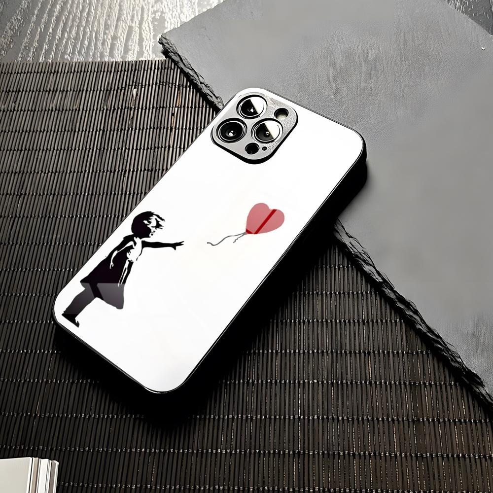Street Art Banksy Graffiti Phone Case For Iphone 16 15 13 Super Discount 12 14 11 Pro Max Mini X Xr Xs 8 7 Puls 6 Glass Funda Co