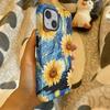 Van Gogh Starry Sunflowers Phone Case for Xiaomi Redmi Note 14 4G 14 Pro Plus 5G Soft Cover Capa