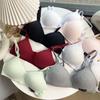 Sujetador de Desarrollo Inalámbrico para Mujer: Estilo cómodo y fino con soporte lateral, Anti-caída, Levanta, Ideal para estudiantes.