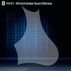 Transparent Board Sticker Soft Scratch Plate Guitar Protective Sticker Pick Guard Sticker