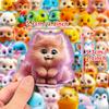 50 3D Animal Series Cute Cartoon Stickers Ins Creative 3D Cartoon Animal Avatar Children's Stickers