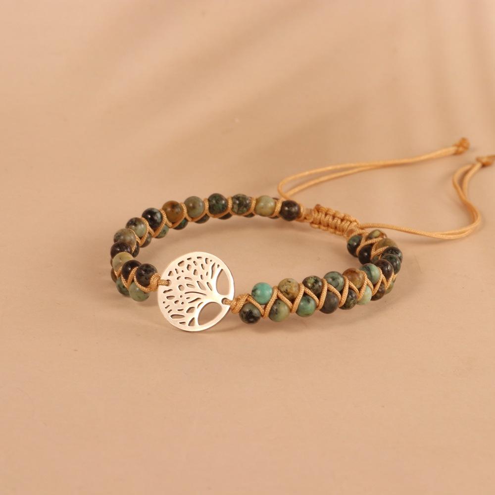 1pc Beaded Braided Bracelet Bohemian Spiritual Style Perfect for Daily Layering Meaningful Looks Unique Jewelry Ideal for Casual