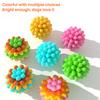 Dog Chew Toy Ball Spiky Dog Chew Ball Oral Care Heavy-Duty Rubber Molar Ball Toy for Medium Large Dogs Strong Chewers