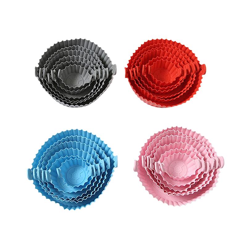 Heißluftfritteuse Backblech Ofen Backblech Frittierkorb Matte Heißluftfritteuse Silikontopf Ersatz Grillpfanne Backform Pizzablech