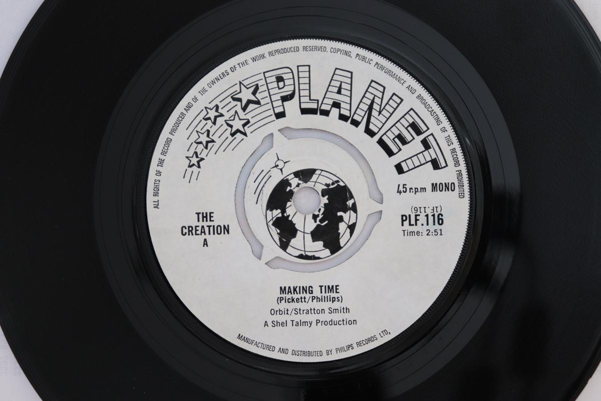

7-дюймовая пластинка CREATION - Making Time PLF116 Planet 1966 UK Rock Б/у
