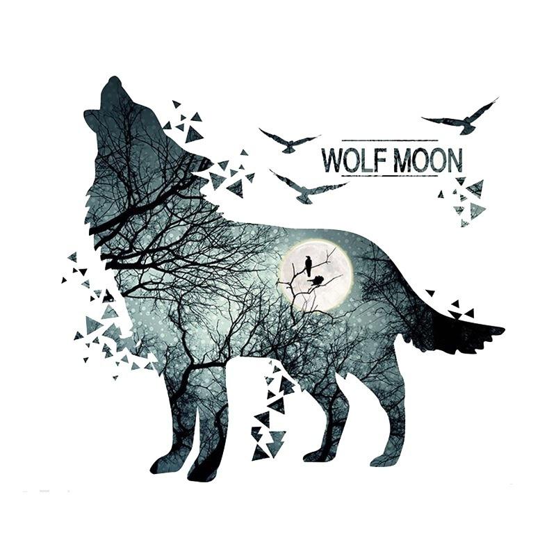 

Настенные наклейки гостиная диван фон стена декор бумага креативная личность силуэт животного