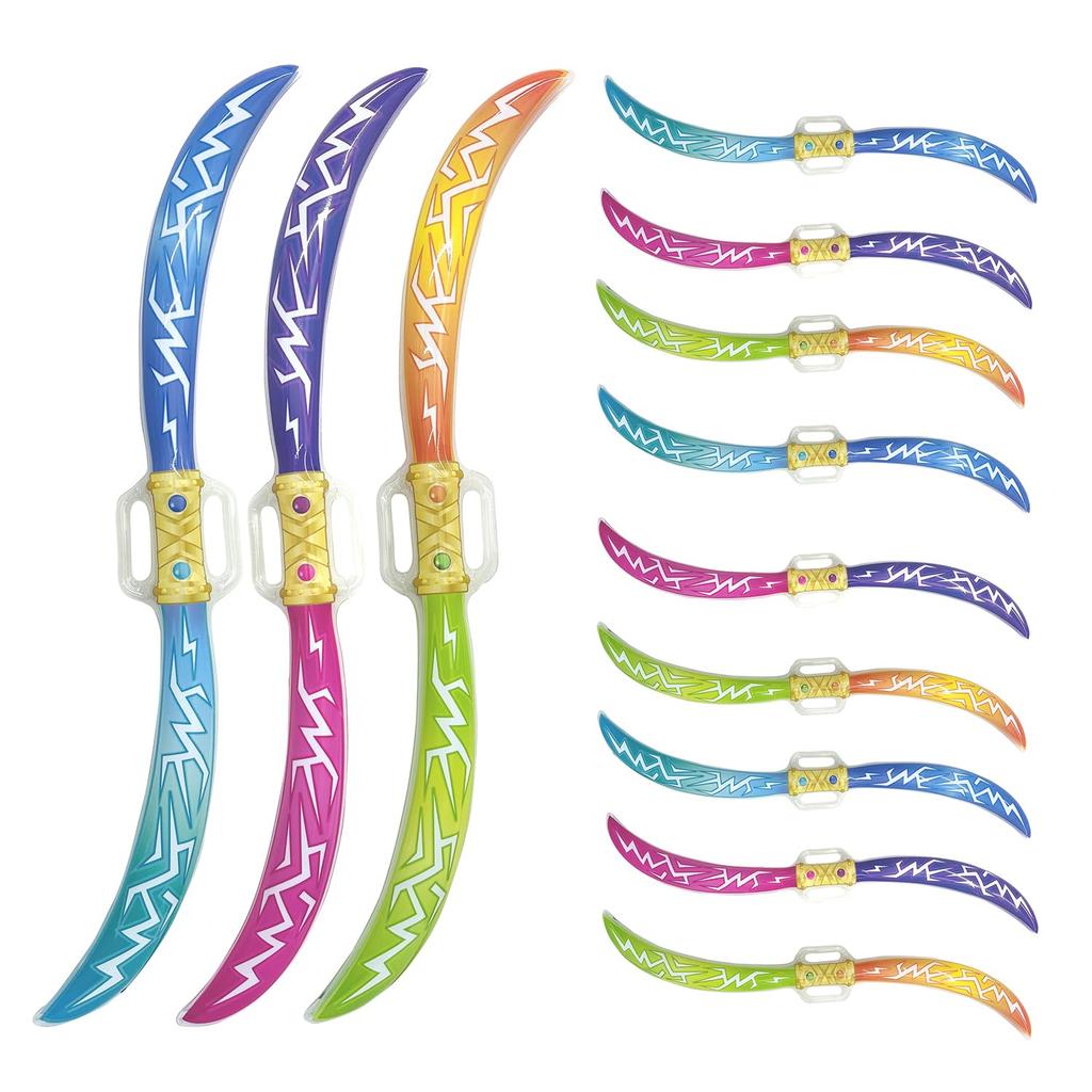 Tatsuya Podwójny Miecz kolory x 4 100cm długie dmuchane miecze Zabawka (3 kawałki) (12 sztuk) [Festiwal/Wydarzenie/Impreza dla dzieci/Stoisko uliczne/Jarmark] Dziecięcy