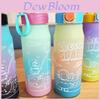 Astronaut Travel Water Bottle With Push Button Flip Lid For Outdoor Activities
