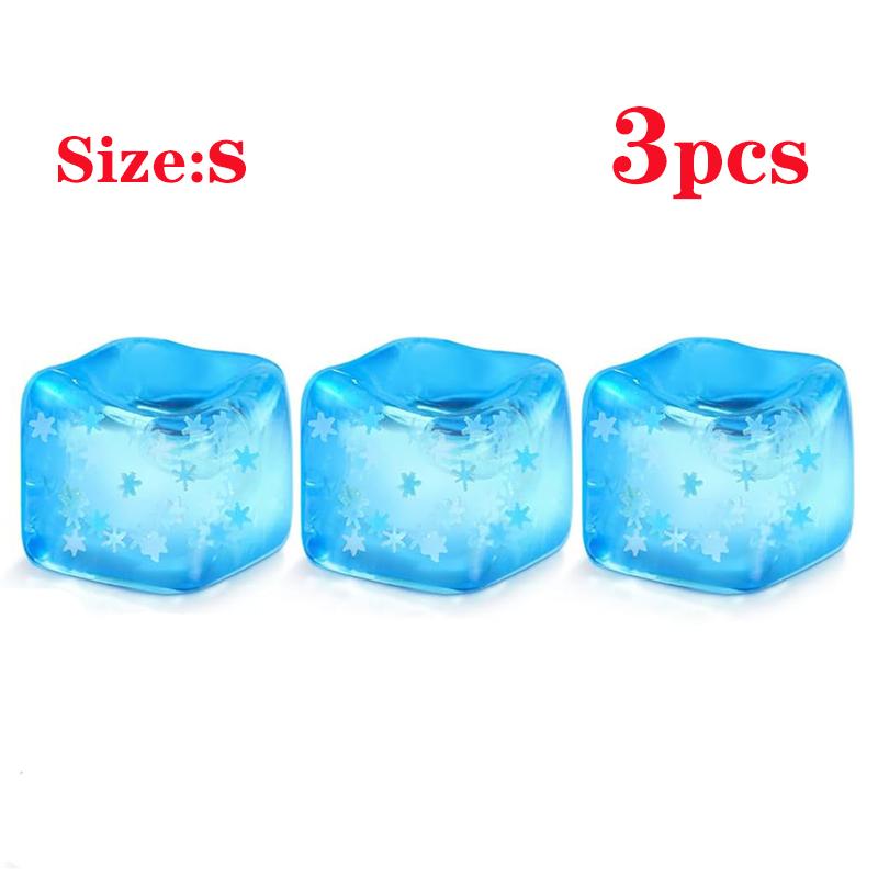 Toys Toys Kids Childrens 1/6PCS Maltose Ice Cube Stress Ball with Snowflakes Squishy Slow Rising Stress Relief Square Sensory Party Favors