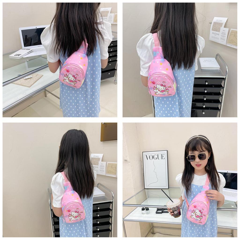 Trendy Cartoon Print Children's Crossbody Bag Breathable Durable And Theft-proof Ideal For Daily Use