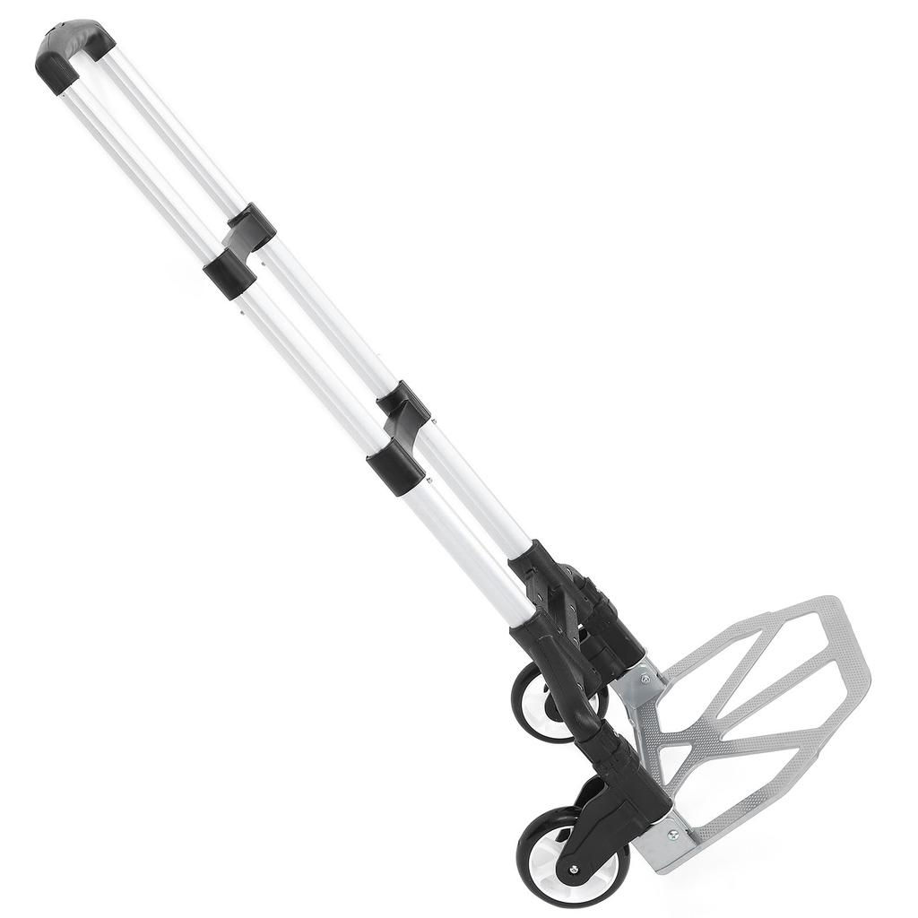 Heavy Duty Hand Truck 80KG Folding Compact Aluminium Hand Truck Luggage Cart Wheel Collapsible
