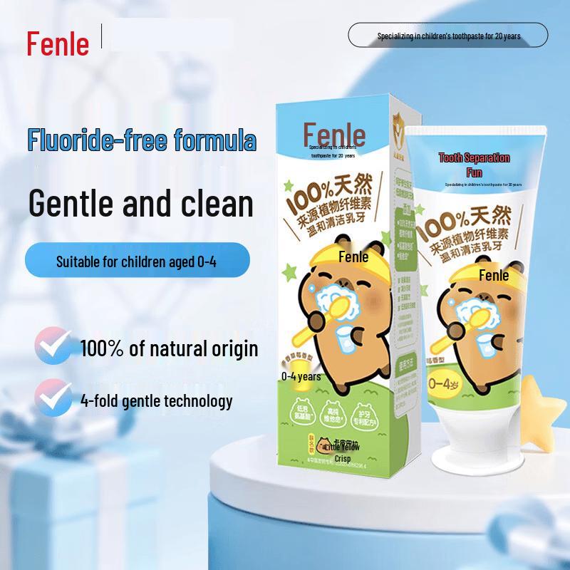 

Yayale 0-4 Years Capybara Fluoride-Free Baby Toothpaste