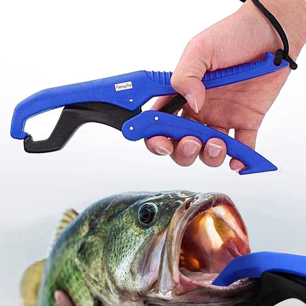 Fish Lip Gripper Fishing Grabber Fish Control Catcher Lifter Pliers With Lanyard Fishing Lip Grip Tools