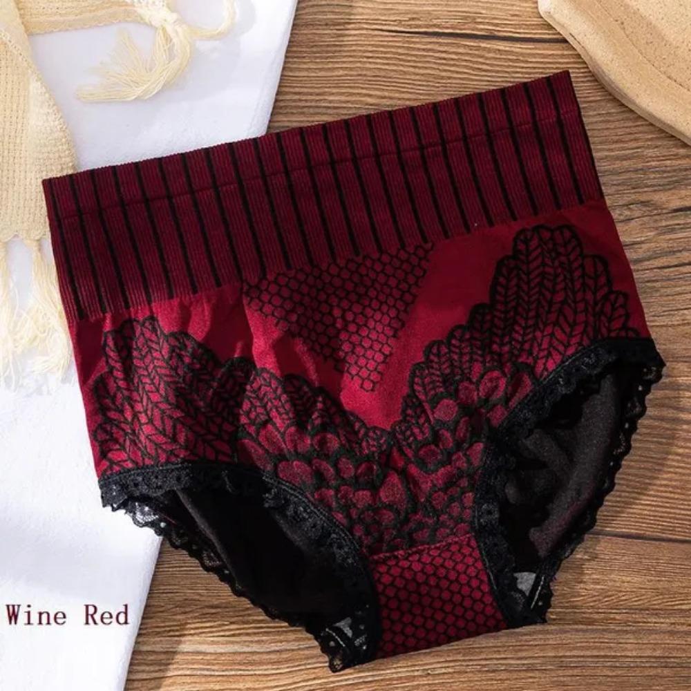 Women's High Waist Seamless Control Panties Body Shaper Underwear Soft Breathable Briefs Plus Size