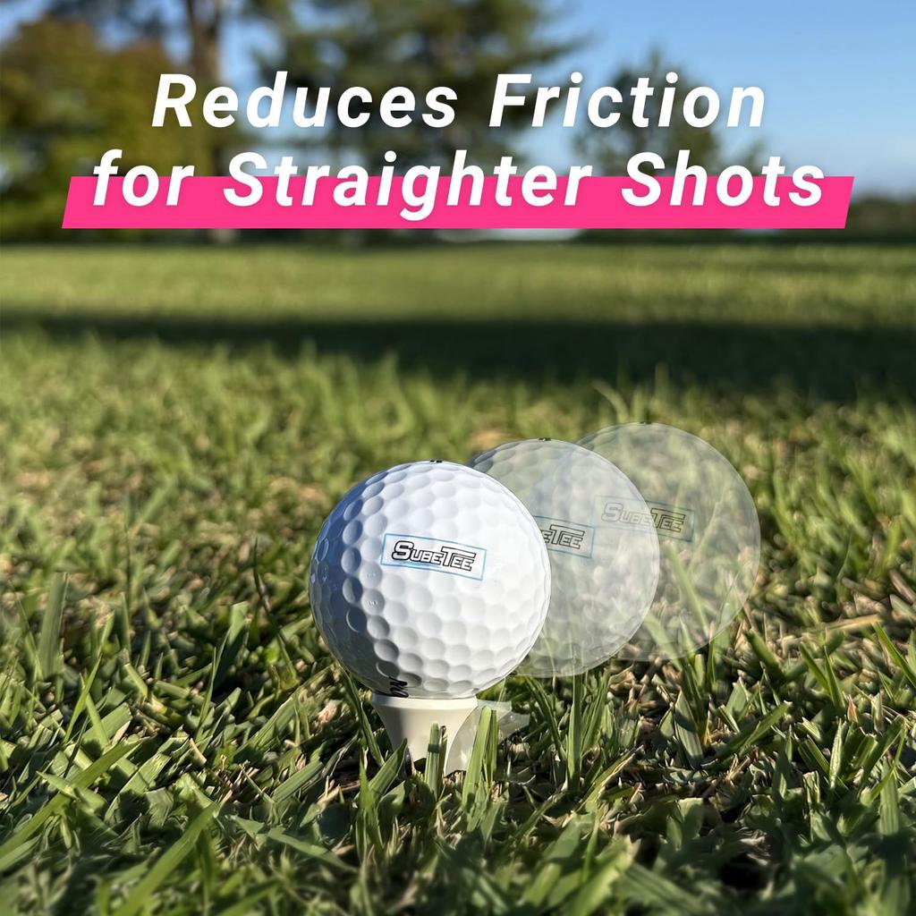 Subetee Golf Tees SUBEtti Professional Tee Short Pink SUBE6119PK (3 tees)