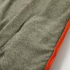 Men's Plus Size Fleece Hooded Jacket Color Block Zip Up Warm Casual Hoodie for Big Men