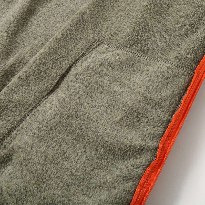 Men's Plus Size Fleece Hooded Jacket Color Block Zip Up Warm Casual Hoodie for Big Men