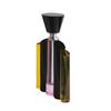Luxury Three-color Cylindrical Crystal Perfume Bottle Aromatherapy Essential Oil Storage Bottle with Lid Sealed Jar Container