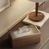 Elegant Premium Black Walnut Wood Grain Tissue Box - Desk Paper Towel Holder, Multi-Scene Napkin Box for Hotel & Home Decoration