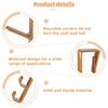 2Pcs Door Hanger Clothes Hanging Rack Over The Door Plastic Home Storage Organization Hooks Purse Holder for Bags Rails