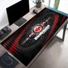 Flammendes Herz Frankfurt Emblem Mauspads, Gaming-Mauspad, Tastaturmatte, Schreibtischdekoration für Computer-Notebook, Fan-Geschenk, Geburtstagsgeschenk