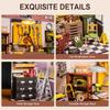 ROBOTIME Rolife 3D Puzzles Garage Workshop DIY Miniature House Kit DG165