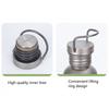 Drinking Bottle for Camping Cycling Hiking Beverage Bottle Titaniums Sport Bottle with Lid Flask Wide Mouth Water Bottle