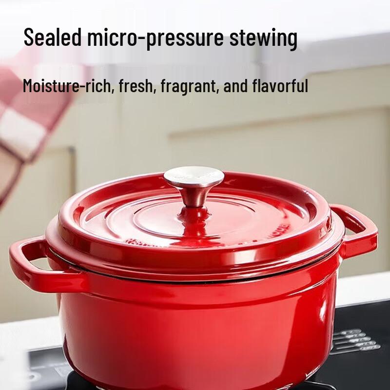 COOKER KING 22cm Enamel Cast Iron Pot