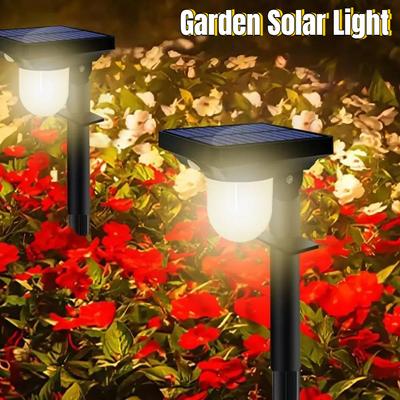 Solar Light Outdoor Garden Solar Powered Waterproof Motion Sensor Pathway Light Landscape Spotlight Yard Backyard Lawn