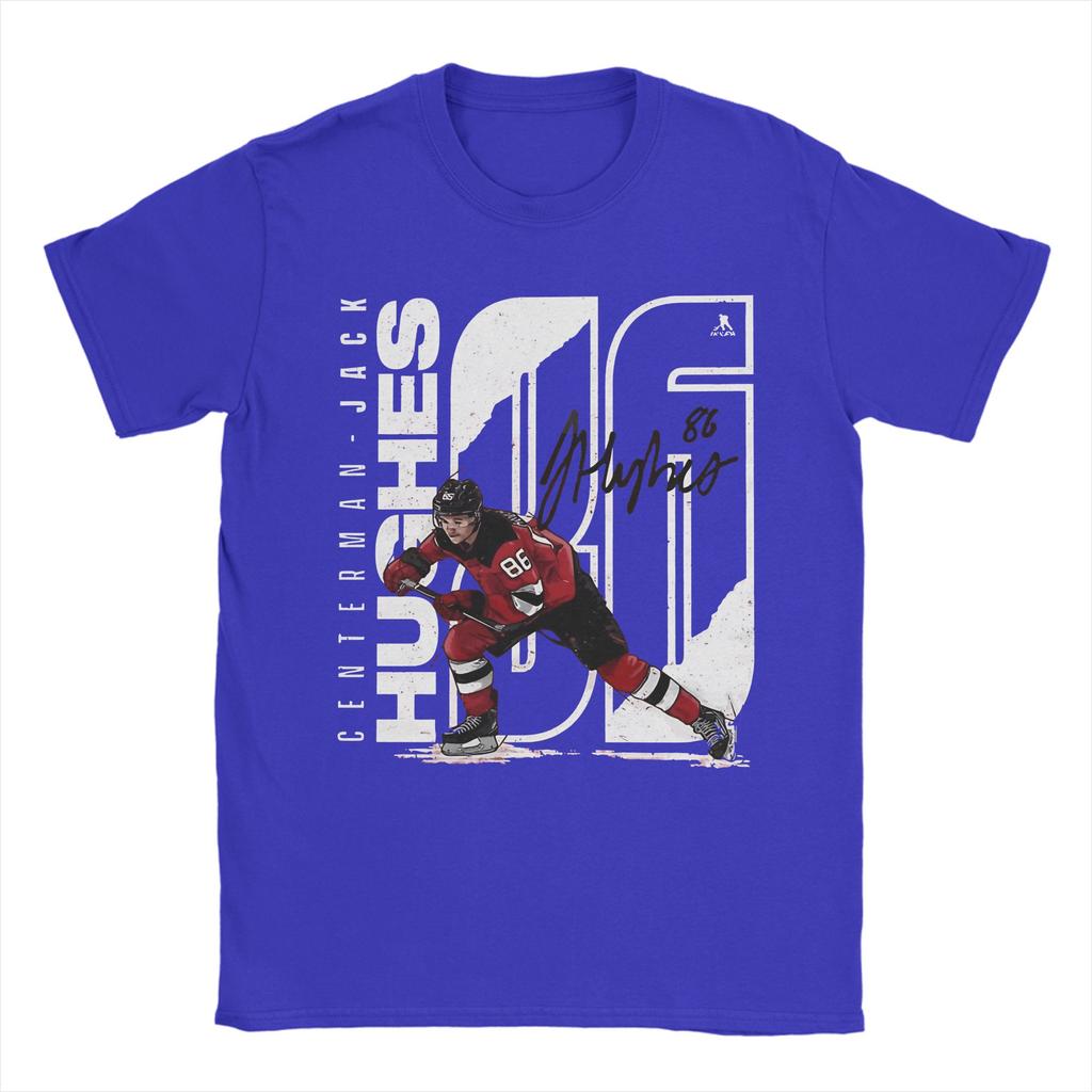 Jack Hughes Smile USA Hockey Golden Goal Tee Shirt for Unisex Women Graphic Printed T Shirts Cotton Clothing