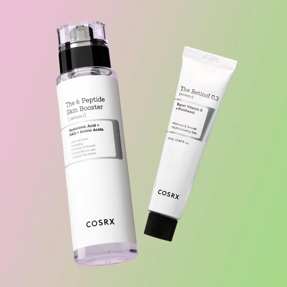 [SET] The 6 Peptide Skin Booster Serum 150ml + Retinol 0.3 Cream 20ml