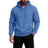Men's Pullover Hoodie Long Sleeve Color Casual Sweatshirt for Everyday Wear