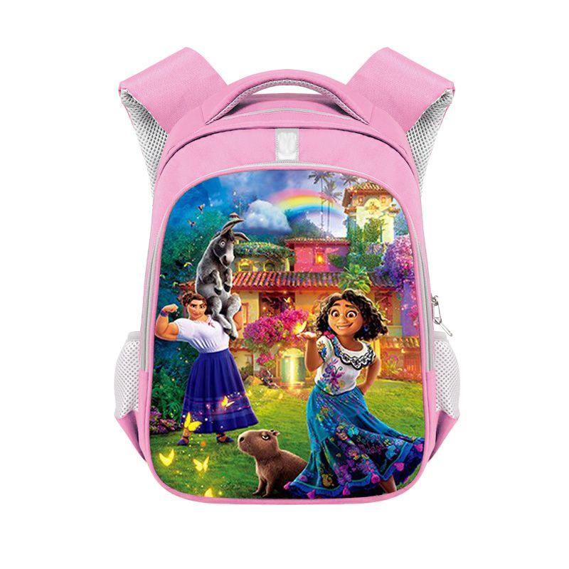 Encanto Mirabel Girls Backpack Waterproof Large Capacity School Bag For Kids