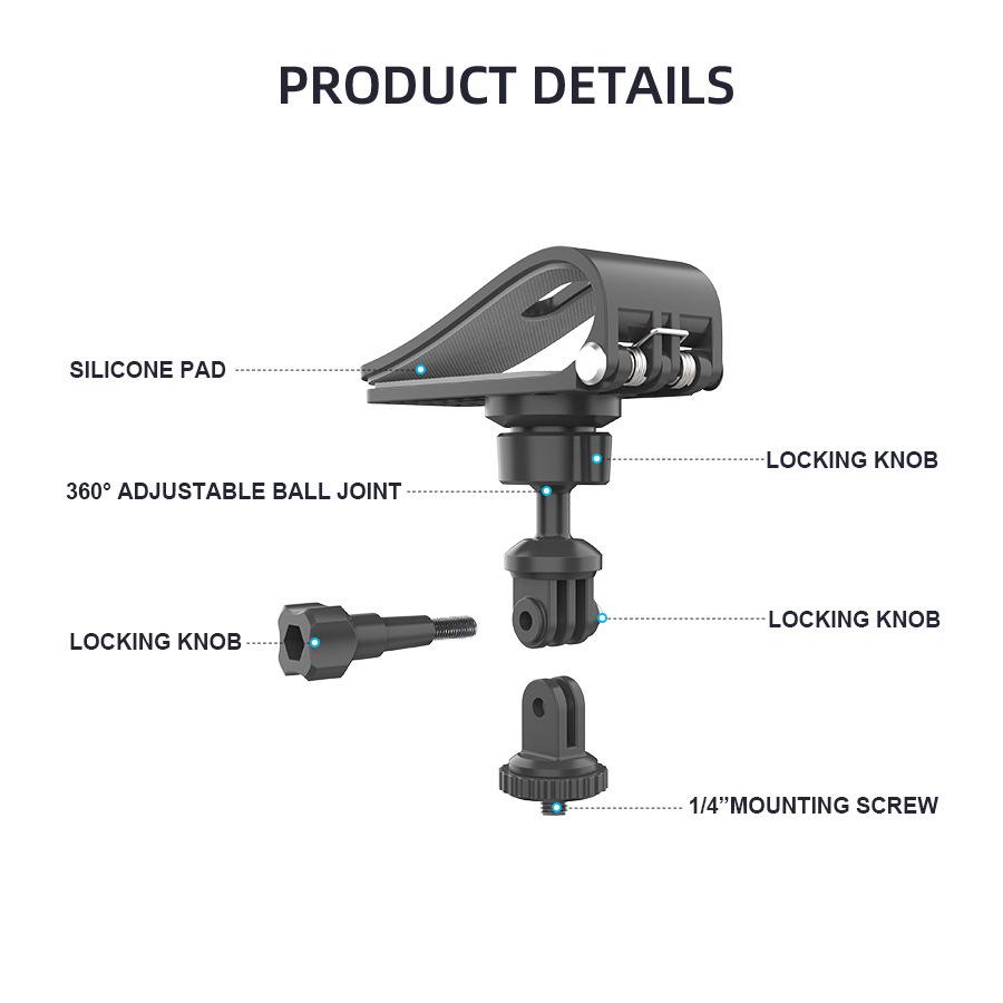 360one Car Sun Visor Mount for Panoramic Action Camera - Insta360 Accessories