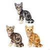 Cute Plush Toy Skin-Friendly Decoration Ornament Stuffed Cat Doll Toys for Kids Teens