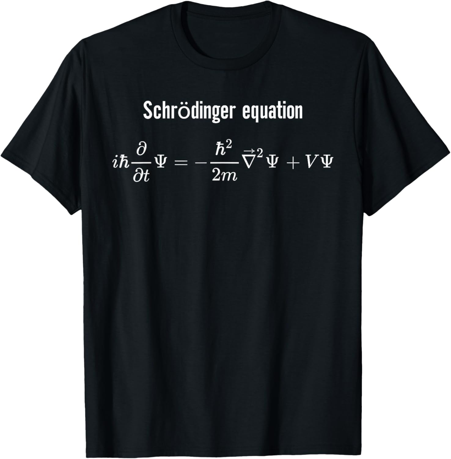 Schrodinger Equation Quantum Mechanics Physics Tshirt Gifts For Unisex Retro Vintage Graphic T Shirts Camisas Streetwear S