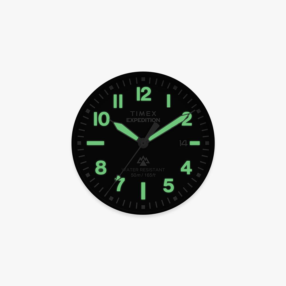 TIMEX Expedition Capstone Khaki Strap Military Watch 39mm TW2Y18000