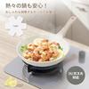EvoFar 20cm Induction Compatible Frying Pan with Marble Coating, Trivet Included, PFOA/PFOS Free, Non-Stick, Easy to Clean, Ideal for Omelets and Frie