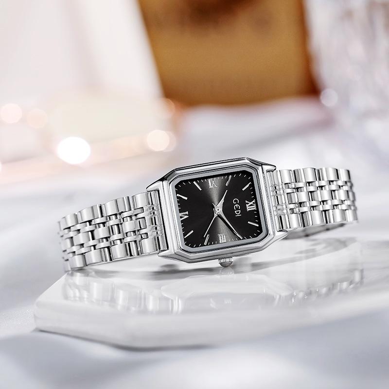 Simple Stainless Steel Student Watch Niche Premium Waterproof Watch Women'S Quartz Watch