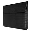 Laptop Sleeve 15.4in Magnetic Buckle Design 39x28x1cm Protective Waterproof PU Laptop Case for