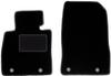 Black Front Floor Mats For: Mazda 2 IV Hatchback (2014-)